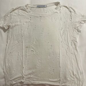 Edgy ripped t-shirt